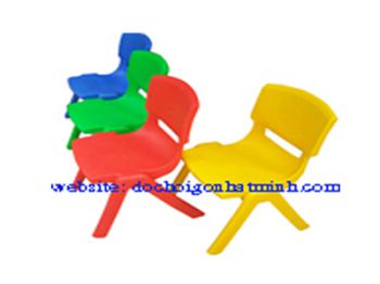 Ghế mầm non bằng nhựa đúc